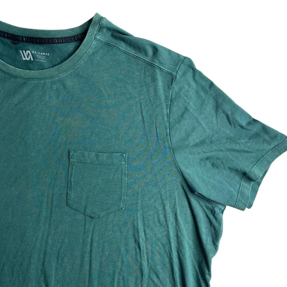 VRST Men’s Pocket T-Shirt Size 2XL Green Lightweight‎ Crewneck Tee